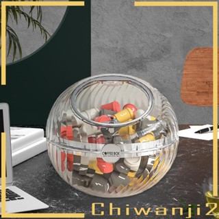 [Chiwanji2] กล่องเก็บชากาแฟ แบบใส สําหรับห้องน้ํา