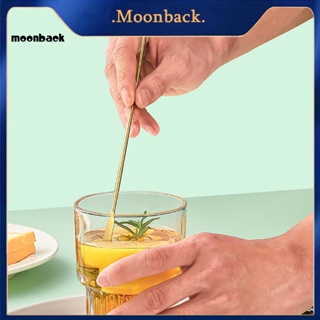 &lt;moonback&gt; แท่งผสม สเตนเลส ครัว อุปกรณ์ ชานม ค็อกเทล ผสม แท่ง จับสบาย