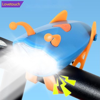 Lovetouch แตรไฟหน้า LED รูปผึ้ง ขนาดเล็ก กันน้ํา ชาร์จ USB สําหรับตกแต่งรถจักรยานเด็ก N8S6