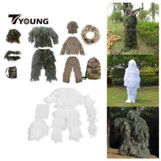 [พร้อมส่ง] Ghillie ชุดเสื้อแจ็กเก็ต น้ําหนักเบา สําหรับผู้ชาย