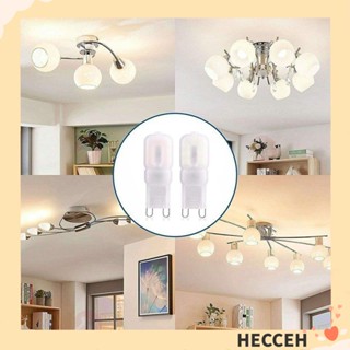 Hecceh หลอดไฟสปอตไลท์ฮาโลเจน 220V แบบเปลี่ยน สําหรับ G9 LED 3W 5W 10 ชิ้น