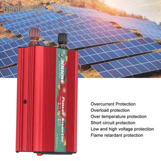 Gemini308 Car Power Inverter 3000W Christmas Pattern Intelligent Aluminum Alloy Solar DC to AC 24V. เครื่องแปลงไฟรถยนต์