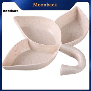 &lt;moonback&gt; ชามใส่เครื่องปรุง ซอสถั่วเหลือง น้ําส้มสายชู ตะเกียบ 3 ช่อง แบบพกพา