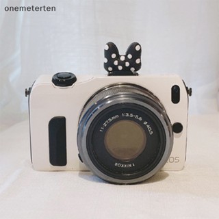 Rten โบว์ผูกรองเท้าร้อน ฝาครอบป้องกันกล้อง SLR ฝาครอบรองเท้าร้อน กันฝุ่น การ์ตูนน่ารัก การถ่ายภาพ N