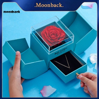 &lt;moonback&gt; กล่องของขวัญ น้ําหนักเบา ลายดอกไม้ DIY