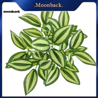 &lt;moonback&gt; ใบไม้ปลอม พลาสติก สําหรับถ่ายรูป สํานักงาน