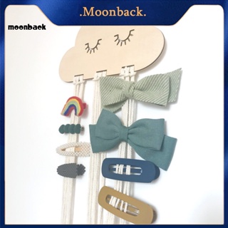 &lt;moonback&gt; ที่แขวนกิ๊บติดผม น้ําหนักเบา สําหรับถักโครเชต์ ปาร์ตี้