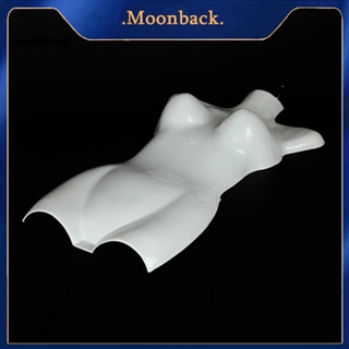 &lt;moonback&gt; หุ่นพลาสติก สีขาว สําหรับโชว์เสื้อผ้าผู้หญิง