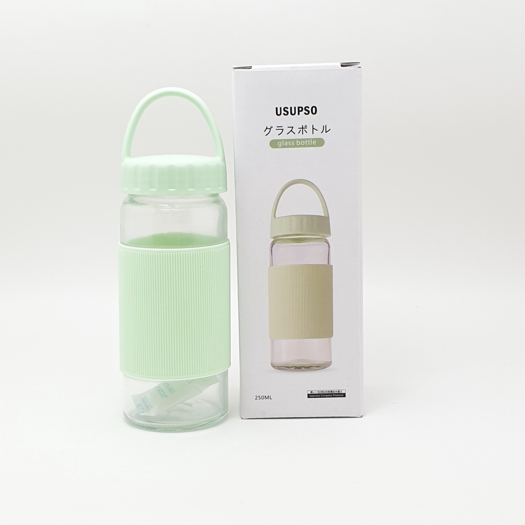 USUPSO กระบอกแก้วน้ำ 250 ml.