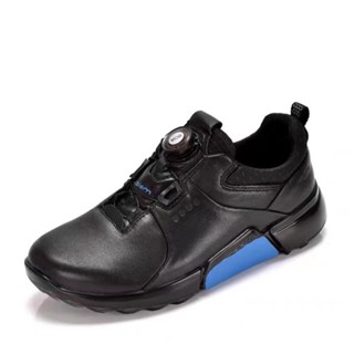 Ecco Golf Love Walking รองเท้ากีฬา รองเท้าเดินป่า แต่งกระดุม BOA แฟชั่นฤดูใบไม้ผลิ สําหรับผู้ชาย 2023 WDBM