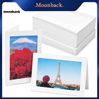 &lt;moonback&gt; กรอบกระดาษ น้ําหนักเบา สําหรับใส่รูปภาพ การ์ด ของขวัญ 10 ชิ้น