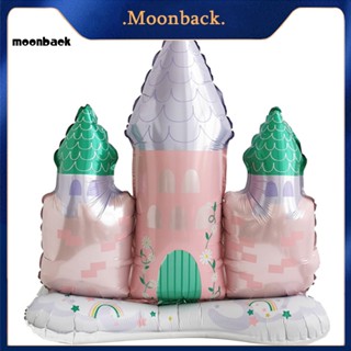 &lt;moonback&gt; ลูกโป่งวันเกิด รูปปราสาทแฟนตาซี น้ําหนักเบา สําหรับเด็ก