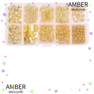 Amber ตะขอเปิด สําหรับทําเครื่องประดับ ต่างหู