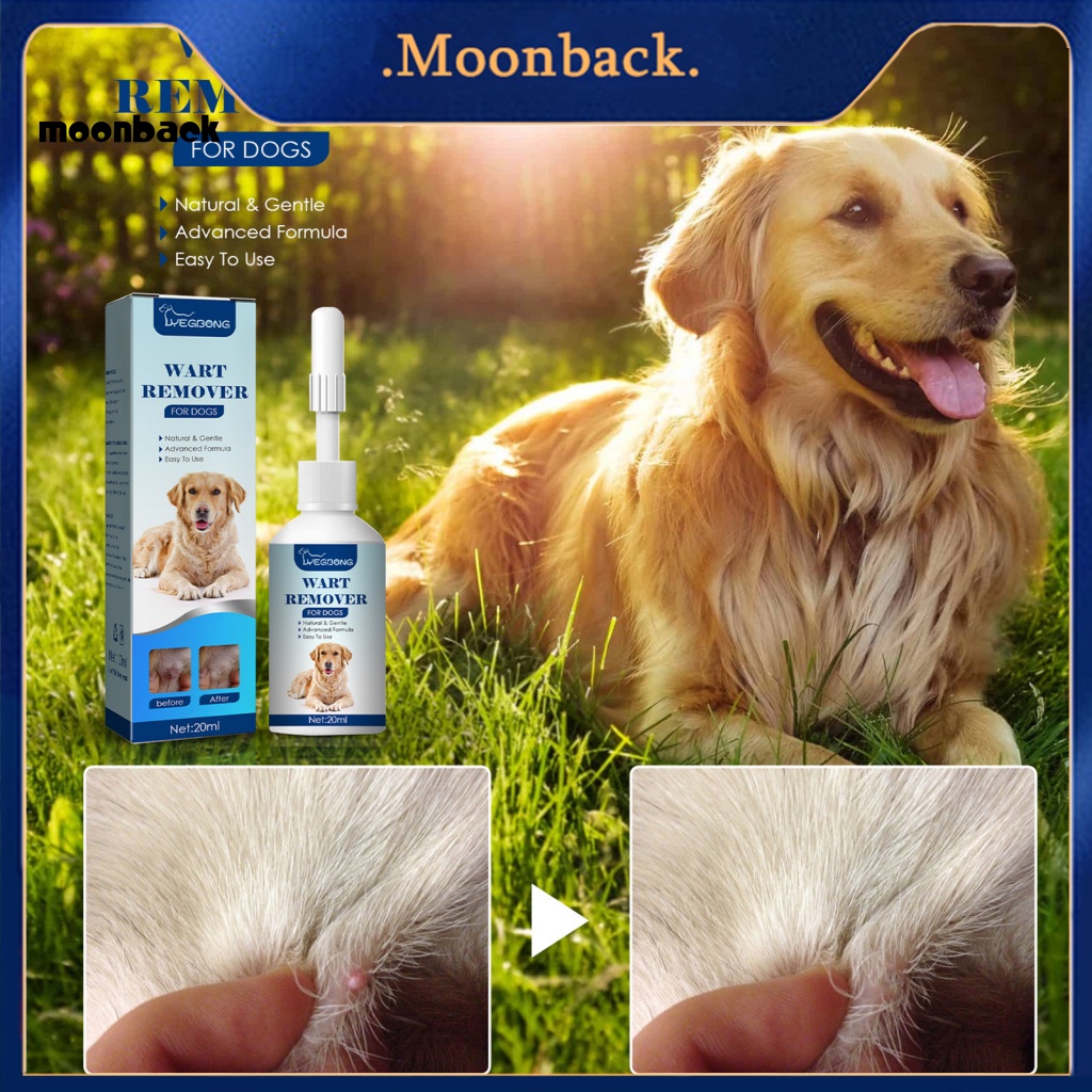 <moonback> น้ํายารักษาหูดสุนัข ลดอาการปวดหูด 20 มล. ใช้ง่าย