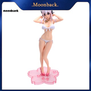 &lt;moonback&gt; โมเดลฟิกเกอร์ Super Sonico ชุดว่ายน้ํา ถอดออกได้ สําหรับตกแต่ง