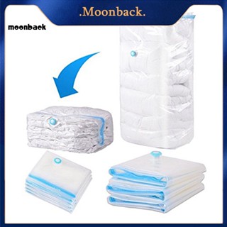 &lt;moonback&gt; ถุงซีลสูญญากาศ ประหยัดพื้นที่ สําหรับจัดเก็บเสื้อผ้า ผ้าห่ม