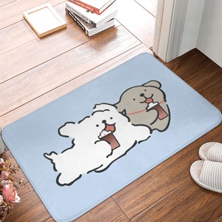 Maltese เสื่อปูพื้นห้องน้ํา กันลื่น 40x60 ซม. สําหรับในร่ม และกลางแจ้ง