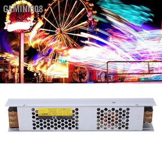  Gemini308 พาวเวอร์ซัพพลาย LED 200W อลูมิเนียมอัลลอยด์ น้ำหนักเบา แรงดันไฟคงที่ ไดรเวอร์ภายในอาคาร AC 185‑264V