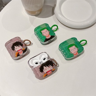 เคสหูฟังบลูทูธไร้สาย ลายการ์ตูนลูฟี่โซโร่ สร้างสรรค์ สําหรับ AirPods Pro2 Apple 1 2 3