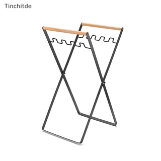 [Tinchitde] ชั้นวางถุงขยะพลาสติก แบบพกพา สําหรับตั้งแคมป์ [Preferred]