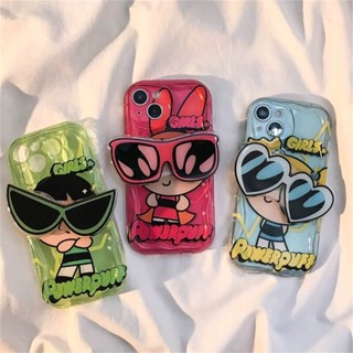 เคสโทรศัพท์มือถือซิลิโคน TPU ลายการ์ตูน Powerpuff Girls ป้องกันกล้อง สําหรับ Samsung Galaxy A02 A02S A03 CORE A04 A04E A04S A10 A11