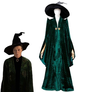 เสื้อคลุมคอสเพลย์ Minerva McGonagall คุณภาพสูง สําหรับปาร์ตี้ฮาโลวีน