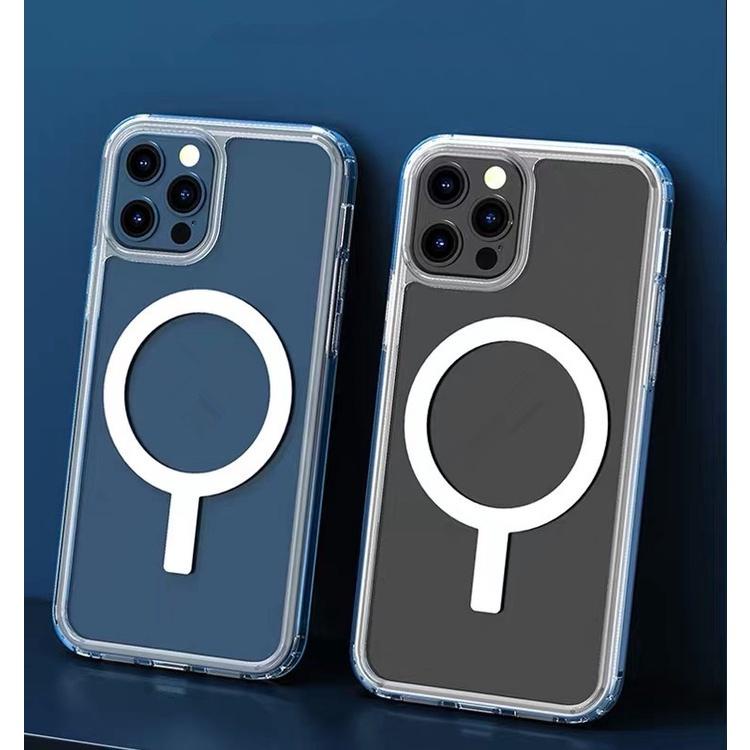 เคสแม่เหล็ก สำหรับ iPhone 16 / 15 / 14 / 13 / 12 / 11 TPU Wireless Charging Case