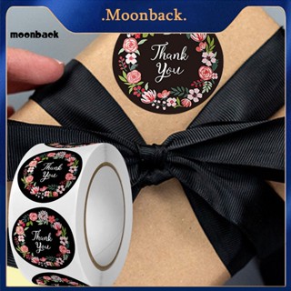 &lt;moonback&gt; ป้ายแท็กใส พิมพ์ลาย Thank You ถอดออกได้ สําหรับงานแต่งงาน ปาร์ตี้