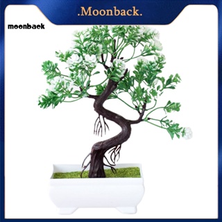 &lt;moonback&gt; บอนไซจําลอง สีสดใส สําหรับทําสวน กระถางดอกไม้ประดิษฐ์ ขนาดกะทัดรัด