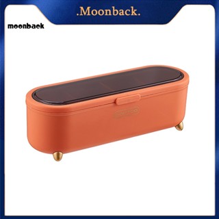 &lt;moonback&gt; กล่องเก็บตะเกียบ ล้างทําความสะอาดได้ สําหรับครัวเรือน สร้างสรรค์ ส้อม ชั้นเก็บของ การออกแบบที่ราบรื่น