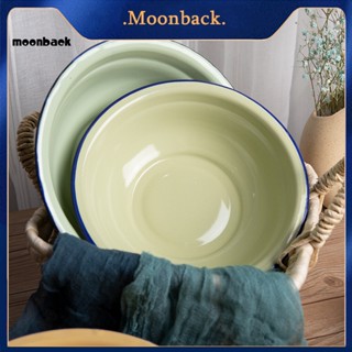 &lt;moonback&gt; ชามเคลือบผิวเรียบ 4 ขนาด สําหรับร้านอาหาร