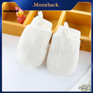 &lt;moonback&gt; ถุงมือตาข่าย ป้องกันรอยขีดข่วน คุณภาพดี สําหรับเด็กทารกแรกเกิด 1 คู่