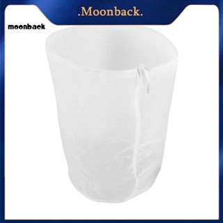 &lt;moonback&gt; ถุงตาข่ายกรองไวน์ เบียร์ น้ําผลไม้ กาแฟ แบบผูกเชือก ใช้ซ้ําได้ 100 ชิ้น