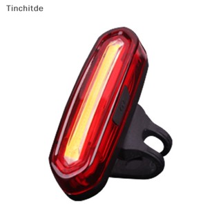 [Tinchitde] ไฟท้ายจักรยาน LED ชาร์จ USB กันน้ํา [Preferred]