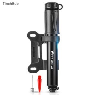 [Tinchitde] อุปกรณ์ปั๊มลมยางรถจักรยาน อะลูมิเนียมอัลลอย ขนาดเล็ก 100Psi [Preferred]