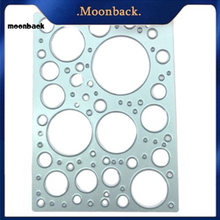 &lt;moonback&gt; แม่พิมพ์เหล็กคาร์บอน ลายฉลุ ใช้ซ้ําได้ สําหรับงานเทศกาล