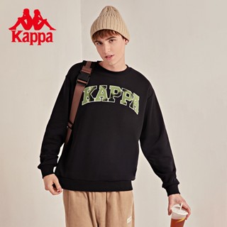 Kappa เสื้อสวมหัว สไตล์วิทยาลัย สําหรับผู้ชาย &amp;#039;s And women&amp;#039เสื้อกีฬา เสื้อกันหนาว พิมพ์ลาย สไตล์อเมริกันย้อนยุค