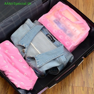 Aaairspecial กระเป๋าเครื่องสําอาง ผ้าตาข่ายใส มีซิป ลายจุด สีดํา แฟชั่นสําหรับผู้หญิง เดินทาง TH