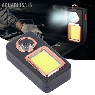  Aquarius316 COB ไฟทำงาน USB ชาร์จมัลติฟังก์ชั่นทอง LED พลังงานแสงอาทิตย์แบบพกพาโคมไฟตั้งแคมป์สำหรับกลางแจ้ง