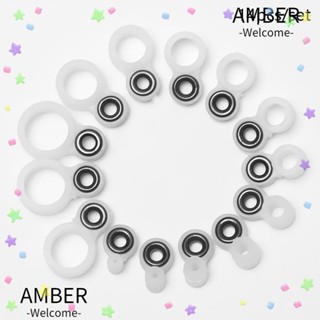 Amber แหวนโอริงเซรามิค เส้นผ่าศูนย์กลางภายใน 1-14 ทนทาน สําหรับคันเบ็ดตกปลา 14 ชิ้น