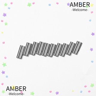 Amber ท่อทองแดงเชื่อมต่อสายไฟตกปลา ทรงวงรี 8 10 มม. 100 ชิ้น