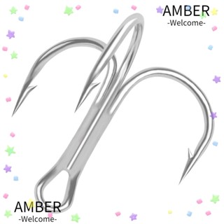 Amber ตะขอเหยื่อตกปลา ทนทาน 10 ชิ้น ต่อชุด