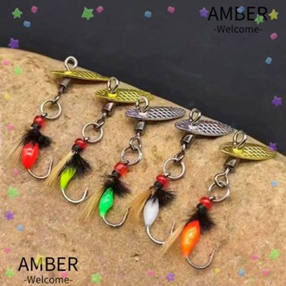 Amber เหยื่อตกปลาไบโอนิค เหยื่อตกปลา ไล่ยุง 5 ชิ้น