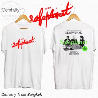 เสื้อsafeplanet COD เสื้อวง เท่ๆ Cottonพิมพ์ลาย สีดำ สีขาว เสื้อยืดโอเวอร์ไซส์ Oversize ผ้าบาง ระบายอากาศได้ 10 Styles