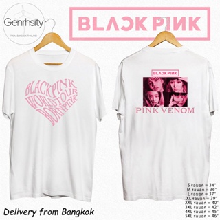 COD เสื้อพิมพ์ลาย Blackpink JISOO JENNIE ROSE LISA Pop ไซซ์ S-5XL สําหรับผู้ชาย และผู้หญิง