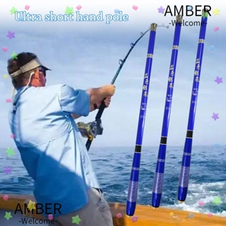 Amber คันเบ็ดตกปลา แบบยืดไสลด์ได้ น้ําหนักเบา สําหรับตกปลาคาร์พ