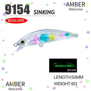 Amber SinKing เหยื่อตกปลาซิงก์ 50 มม. 6 กรัม