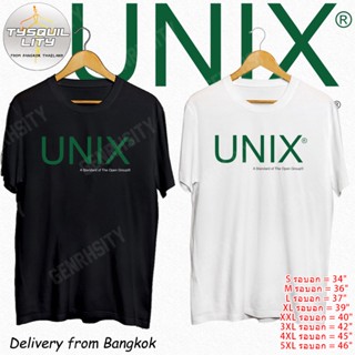 COD UNIX เสื้อยืดoversize เสื้อพิมพ์ลาย Casual Fashion Vintage Print Tops S-5XL