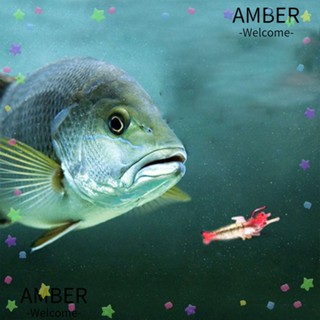 Amber เหยื่อตกปลาปลอม รูปกุ้ง แบบนิ่ม สร้างสรรค์ 10 ชิ้น