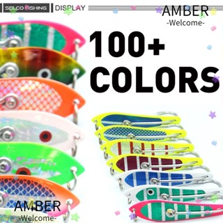 Amber เหยื่อตกปลา ประดับเลื่อม ทนทาน